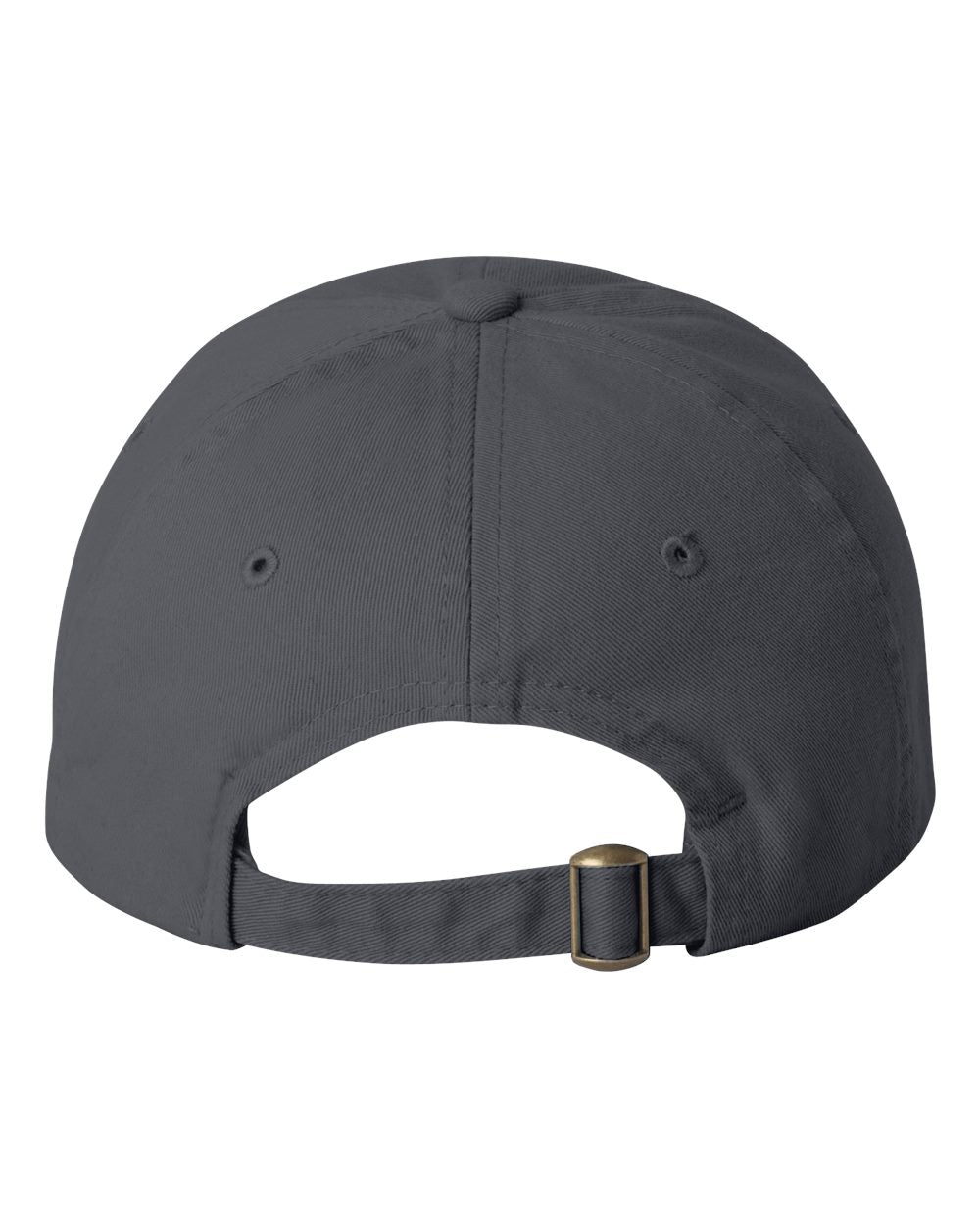 Charcoal Color Adult Bio-Washed Classic Dad’s Cap Back View