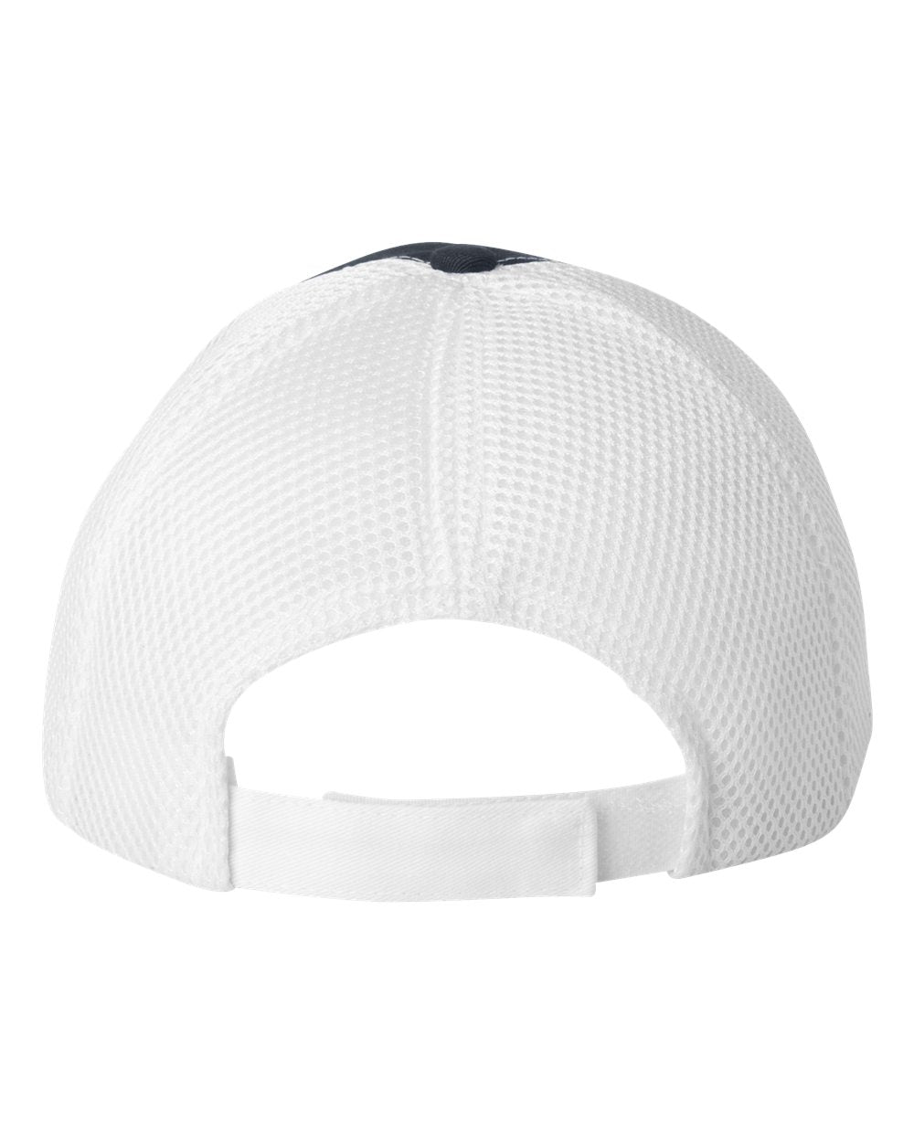 Navy and White Color Sportsman Spacer Mesh-Back Cap Back View