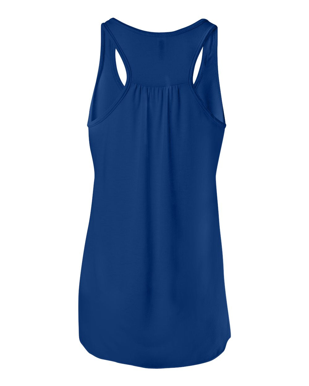 True Royal Color Women's Flowy Racerback Tank
