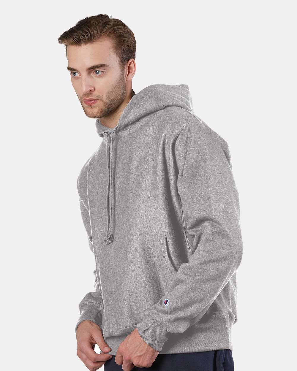 Champion Reverse Weave® Hooded Sweatshirt S101 #colormdl_Oxford Grey