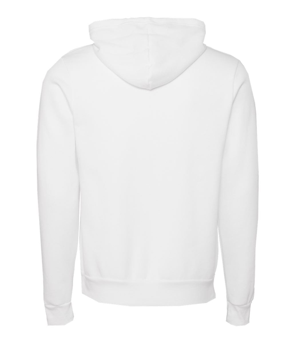 BELLA + CANVAS Unisex Sponge Fleece Hoodie 3719 #color_DTG White