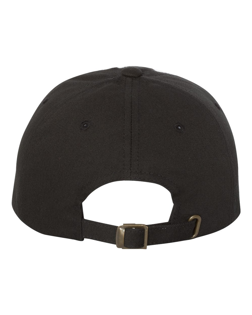 YP Classics Dad’s Cap 6245CM Black Color Dad’s Cap Back View