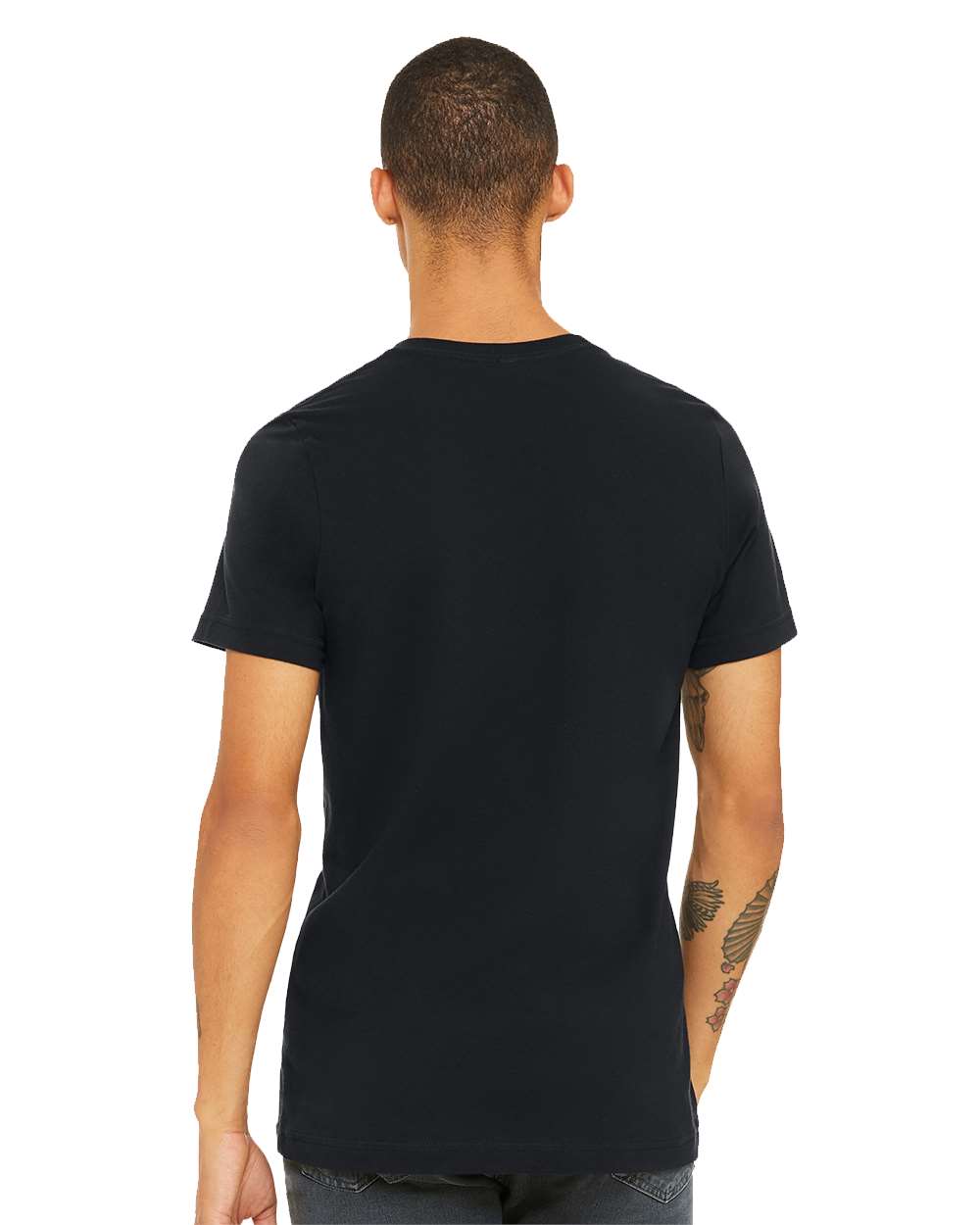 BELLA + CANVAS Unisex Jersey Tee 3001 mdl Vintage Black Color BELLA + CANVAS Unisex Jersey Tee