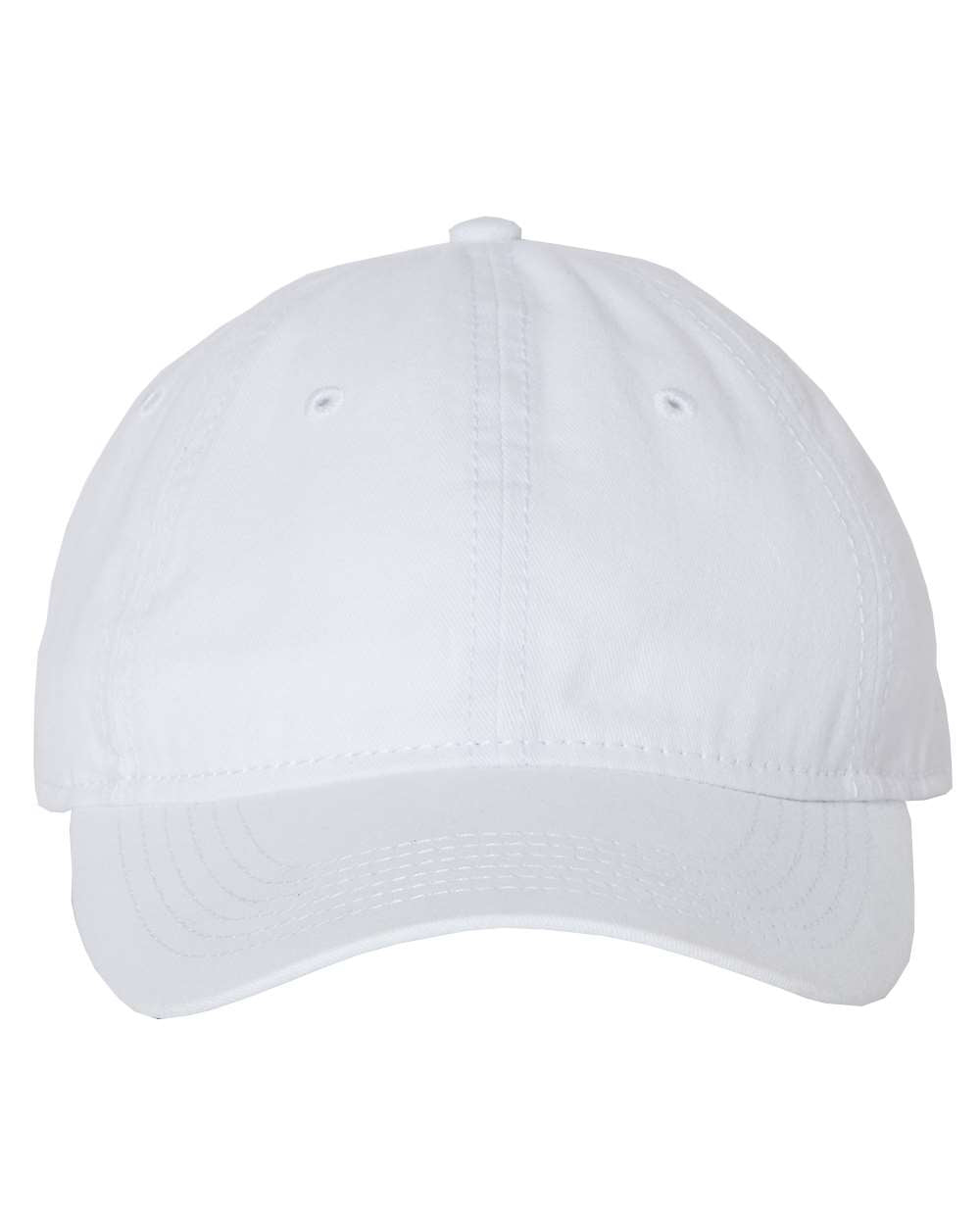 White Color Sportsman Unstructured Cap