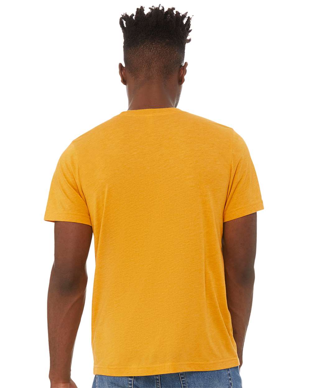 BELLA + CANVAS Unisex Triblend Tee 3413 #colormdl_Mustard Triblend