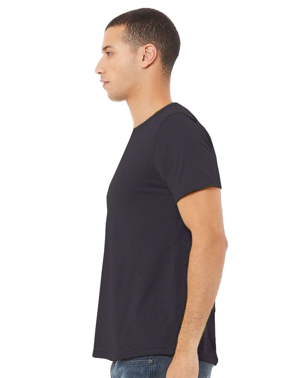 mdl Black Heather Triblend Color Unisex Triblend Tee