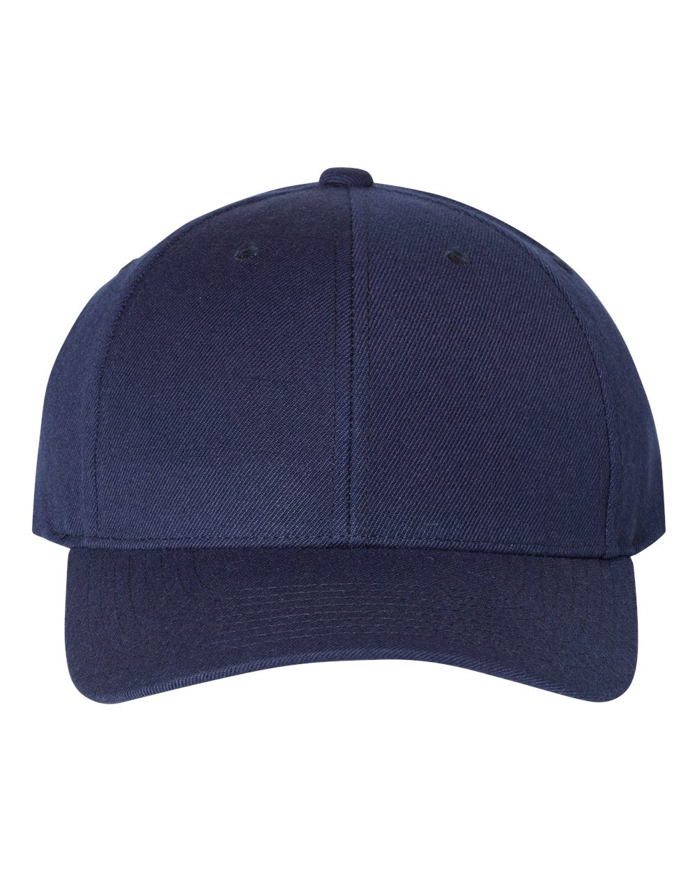 Navy Color Premium Curved Visor Snapback Cap Back View