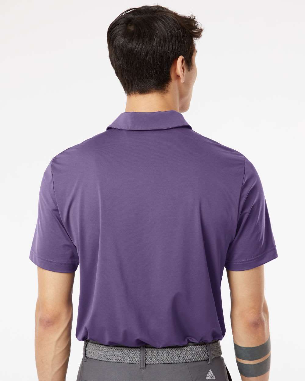 Adidas A514 Ultimate Solid Polo #colormdl_Tech Purple