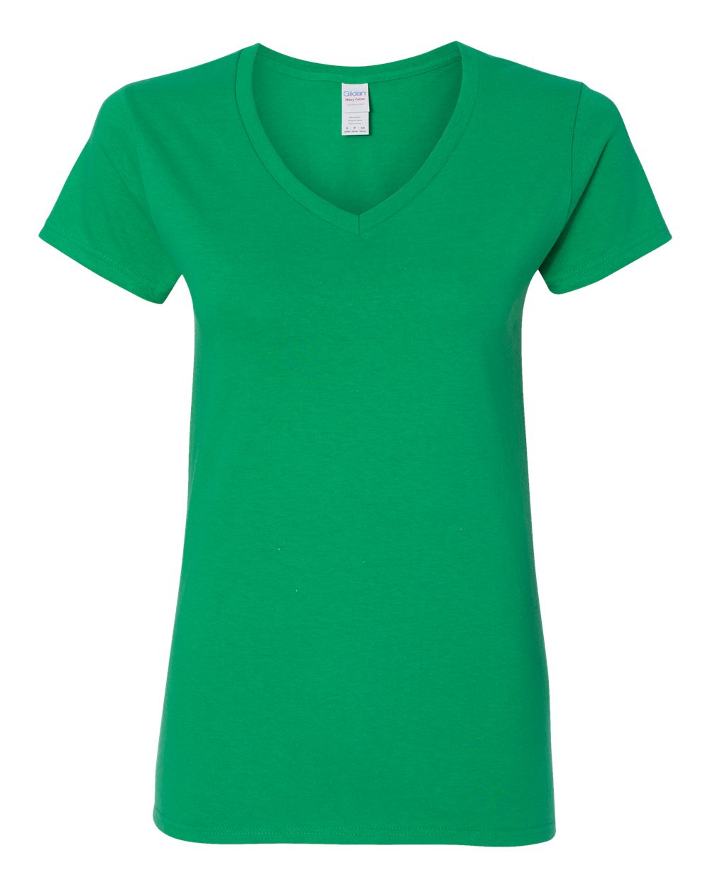 Gildan Heavy Cotton™ Women’s V-Neck T-Shirt 5V00L #color_Irish Green