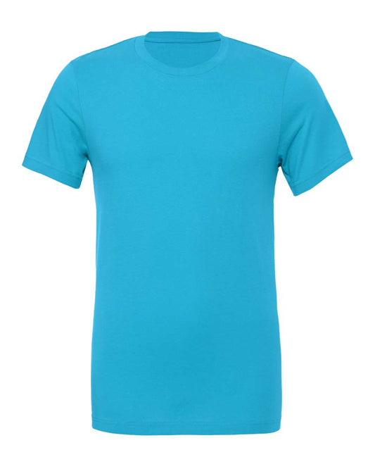 Aqua Color BELLA + CANVAS Unisex Jersey Tee