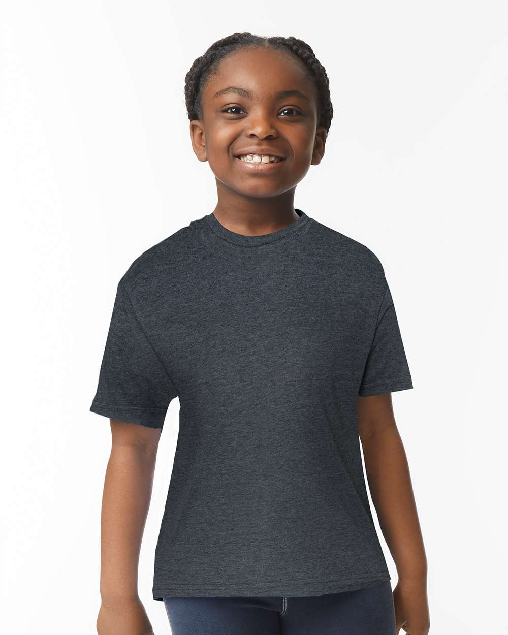Gildan Softstyle® Youth T-Shirt 64000B #colormdl_Dark Heather