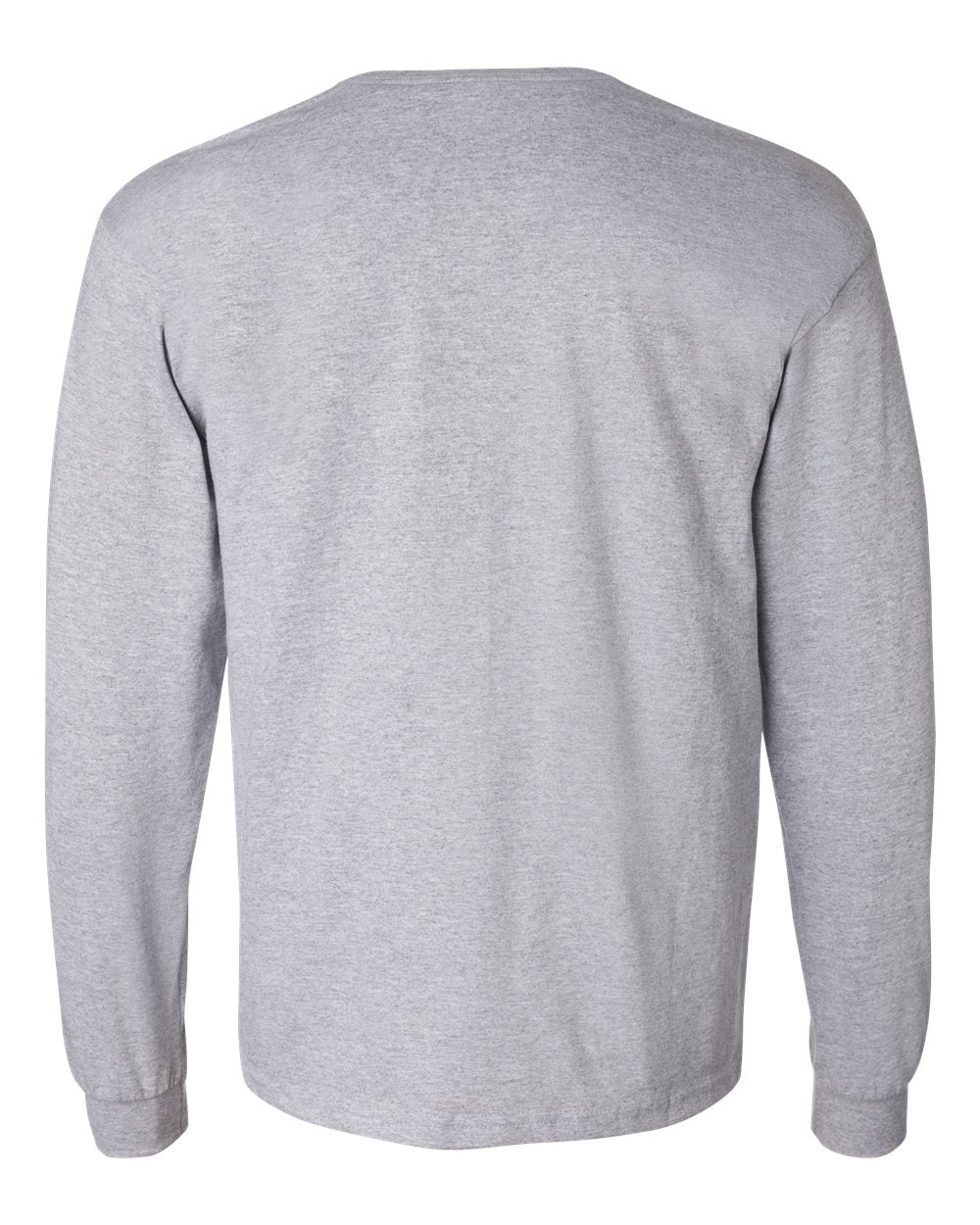 Gildan Ultra Cotton® Long Sleeve Pocket T-Shirt 2410 #color_Sport Grey