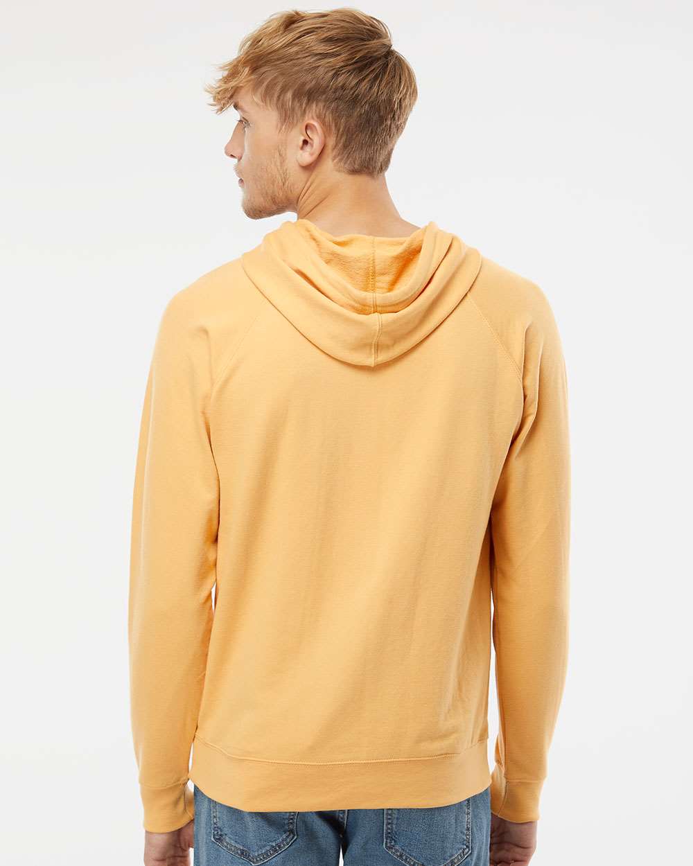 Independent Trading Co. Icon Unisex Lightweight Loopback Terry Hooded Sweatshirt SS1000 #colormdl_Harvest Gold