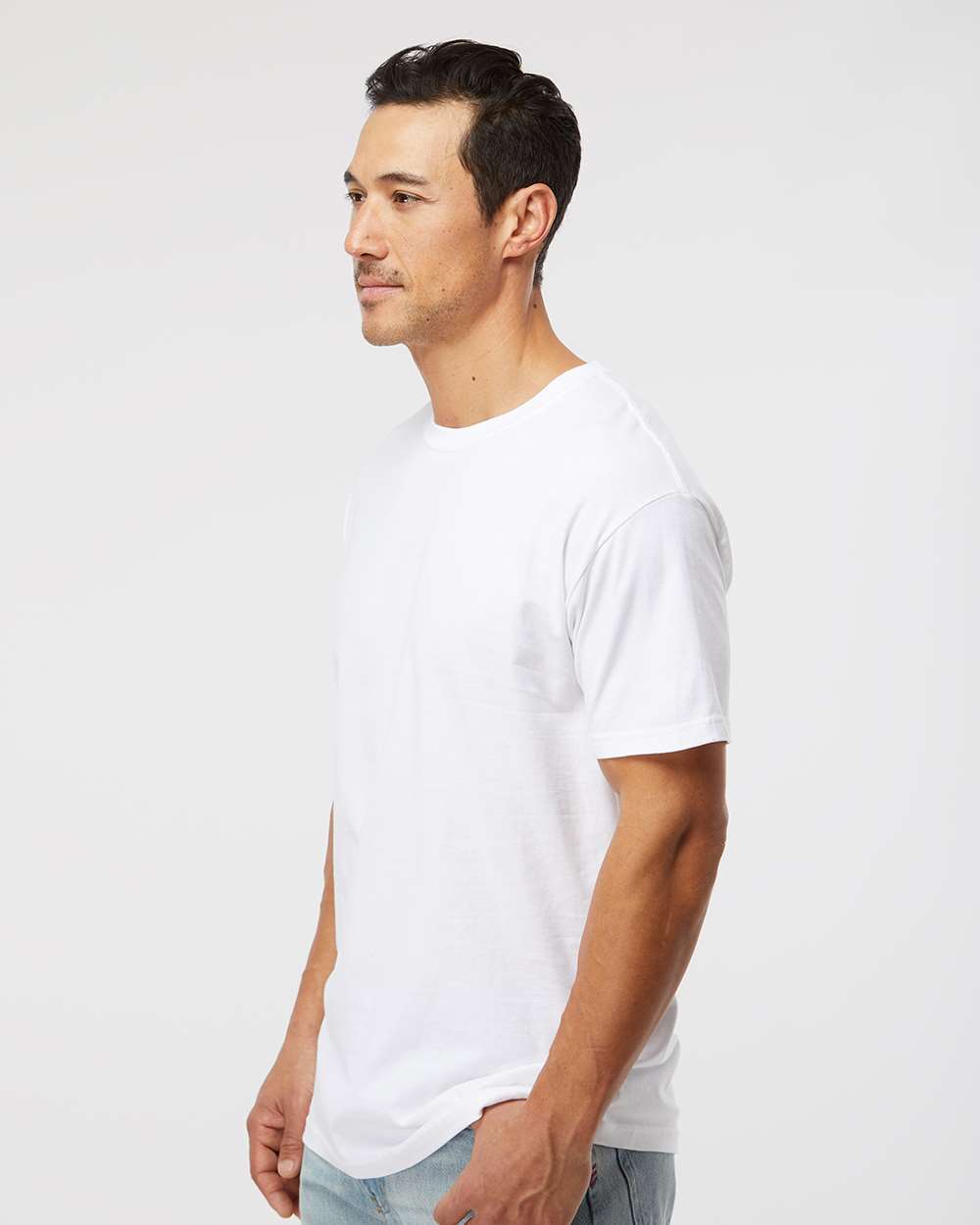 M&O Ring-Spun T-Shirt 5500 #colormdl_White