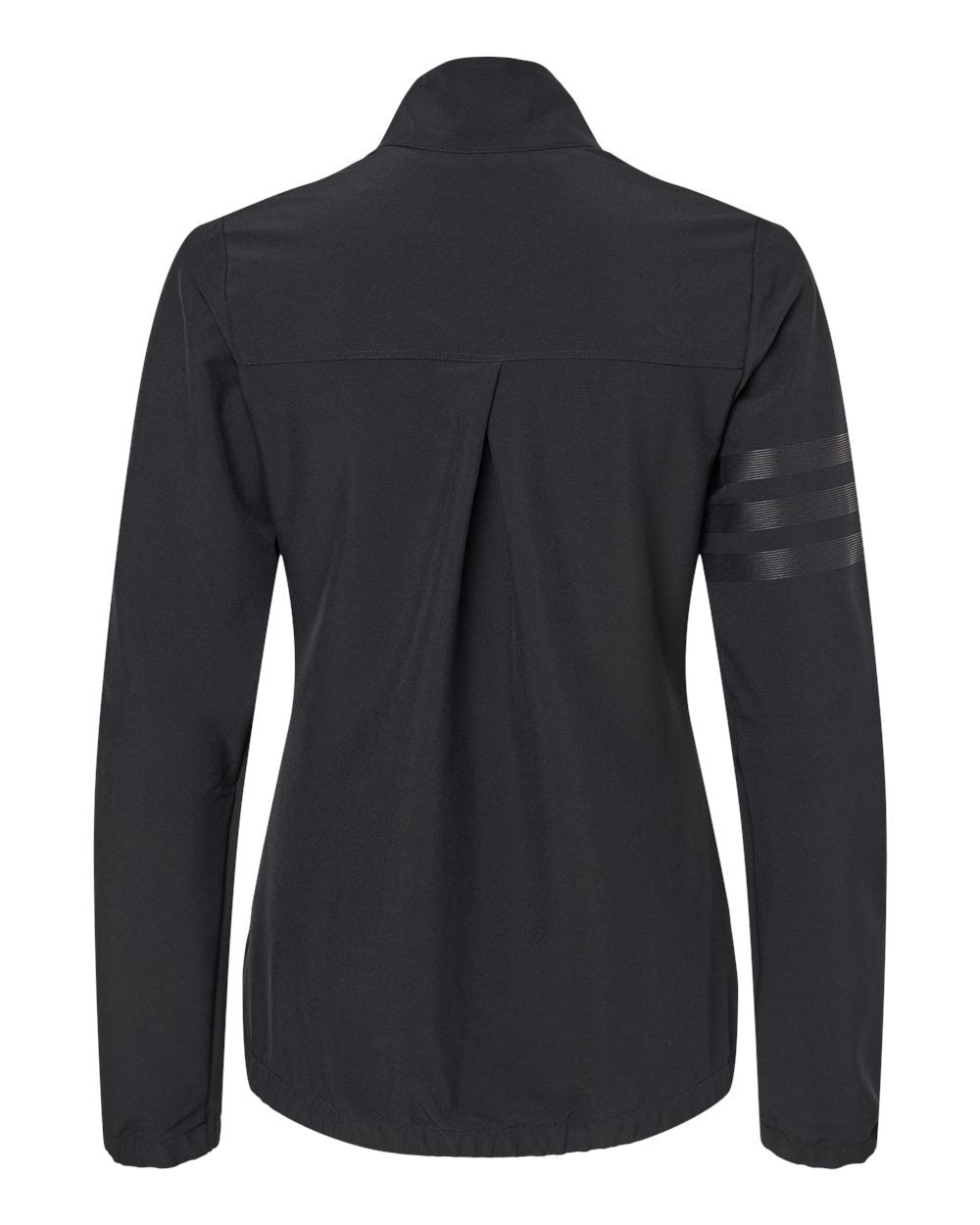 Adidas A268 Women's 3-Stripes Full-Zip Jacket #color_Black