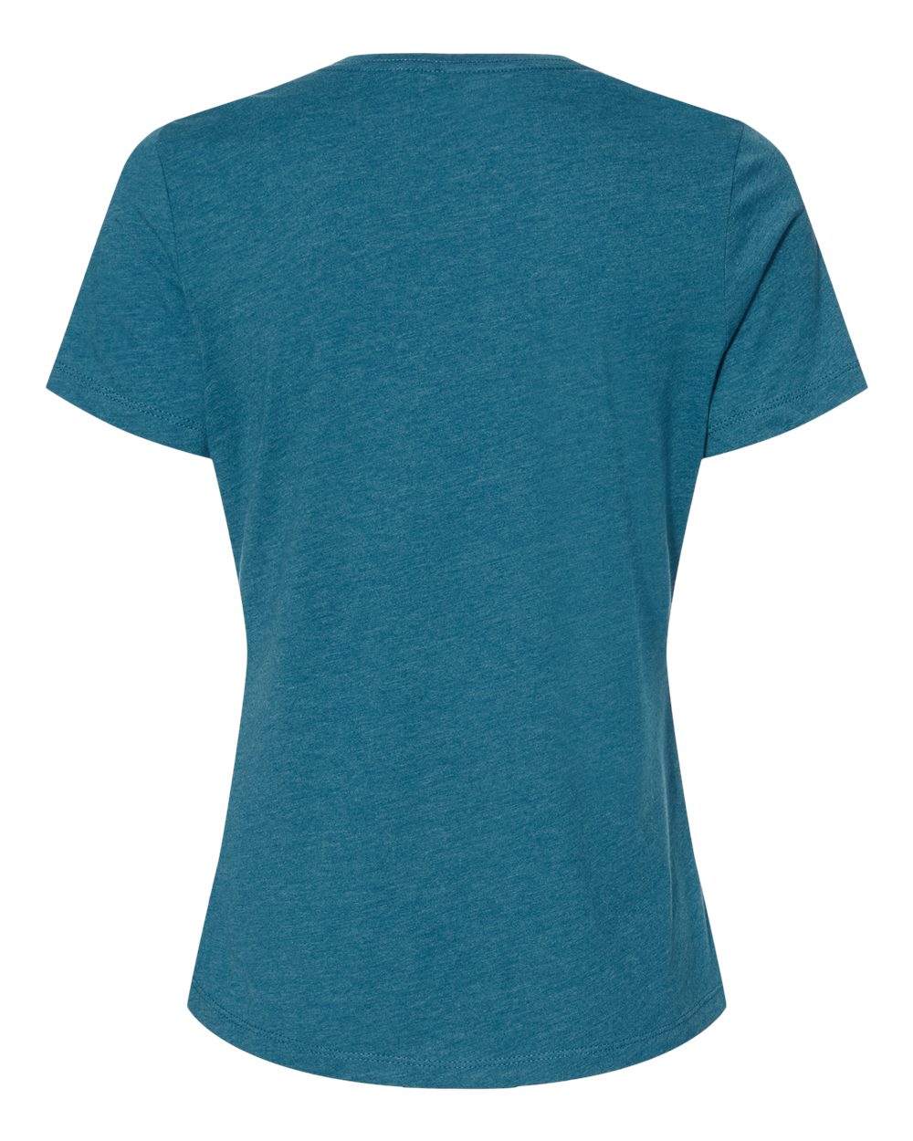 BELLA + CANVAS Women’s Relaxed Fit Heather CVC Tee 6400CVC Heather Deep Teal Color Women’s Relaxed Fit Heather CVC Tee