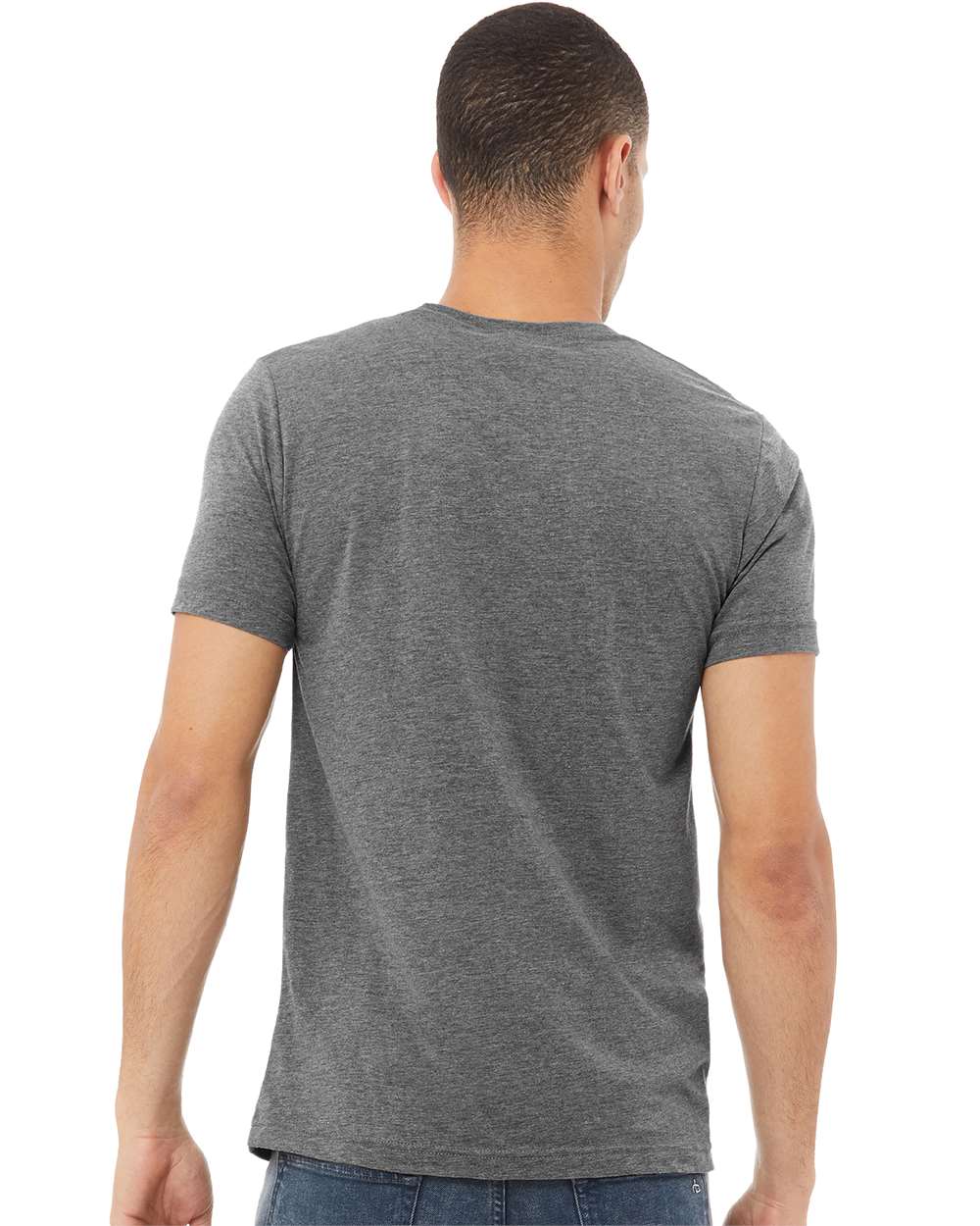 mdl Grey Triblend Color Unisex Triblend Tee