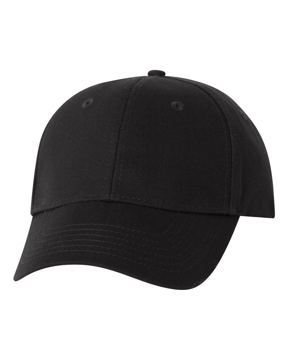 Black Color Valucap Chino Cap