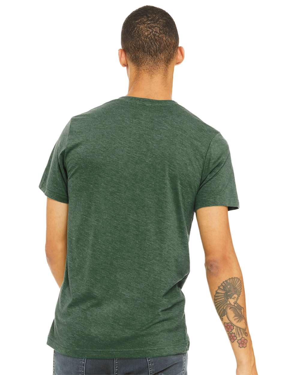 mdl Grass Green Triblend Color Unisex Triblend Tee
