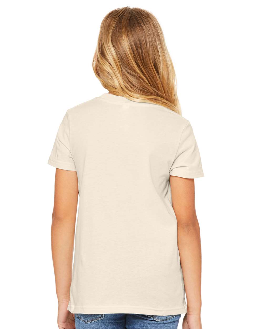 BELLA + CANVAS Youth Unisex Jersey Tee 3001Y #colormdl_Natural