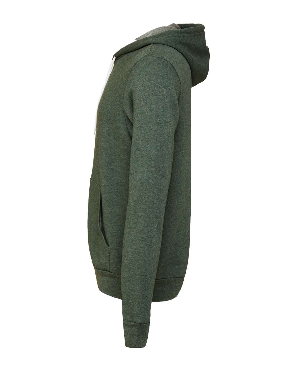 BELLA + CANVAS Unisex Sponge Fleece Hoodie 3719 #color_Heather Forest