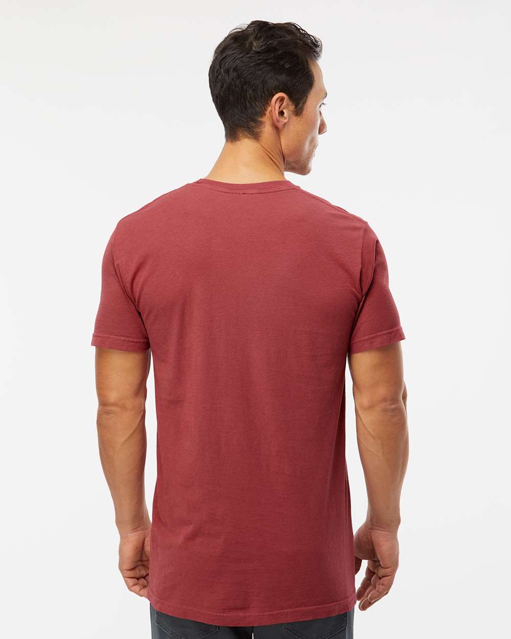 M&O Unisex Vintage Garment-Dyed T-Shirt 6500M #colormdl_Crimson
