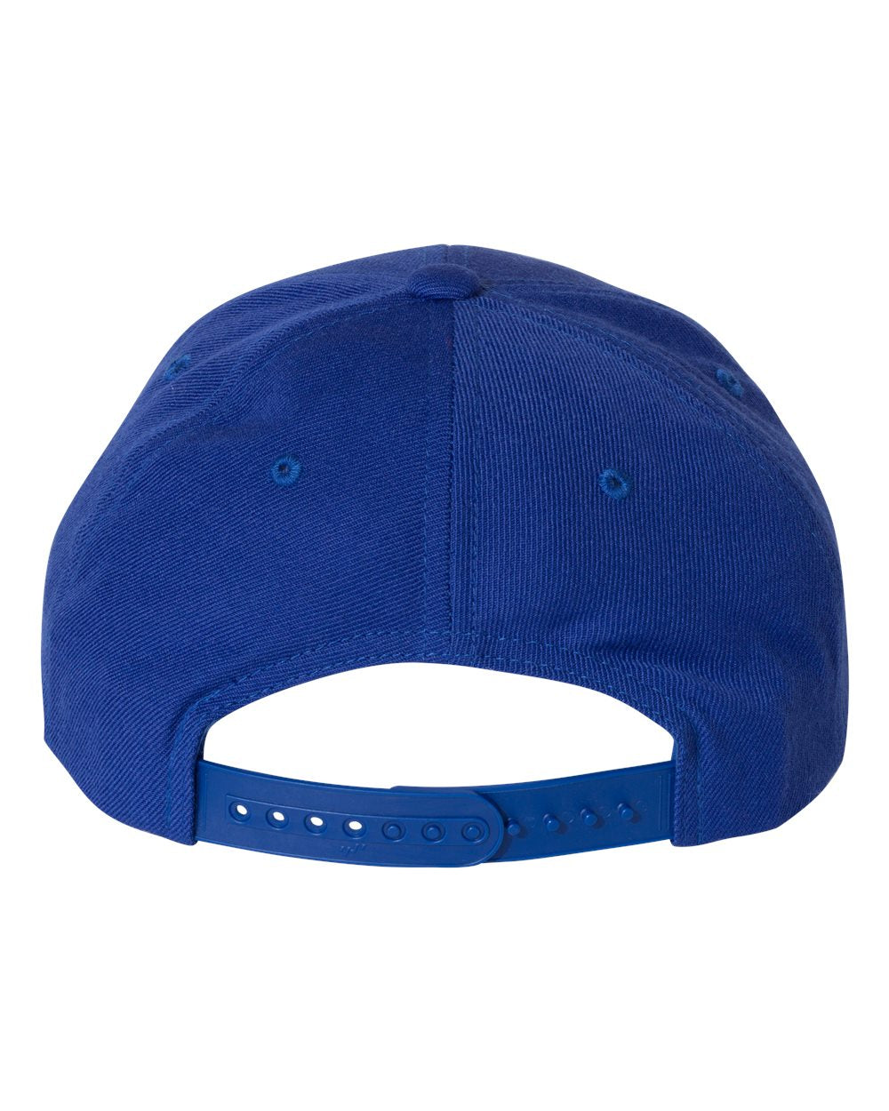 Royal Color Premium Curved Visor Snapback Cap Back View