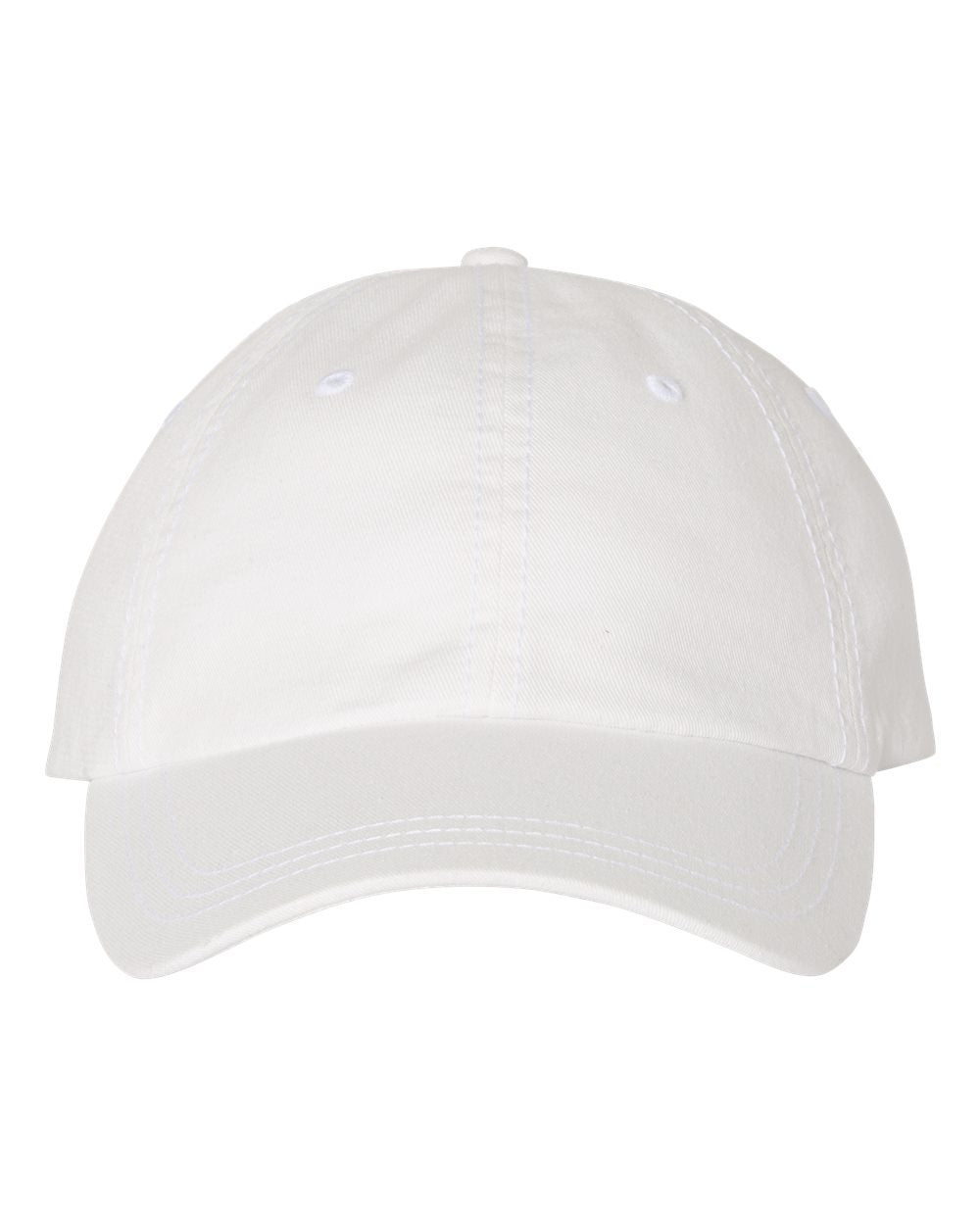 White Color Sportsman Pigment-Dyed Cap