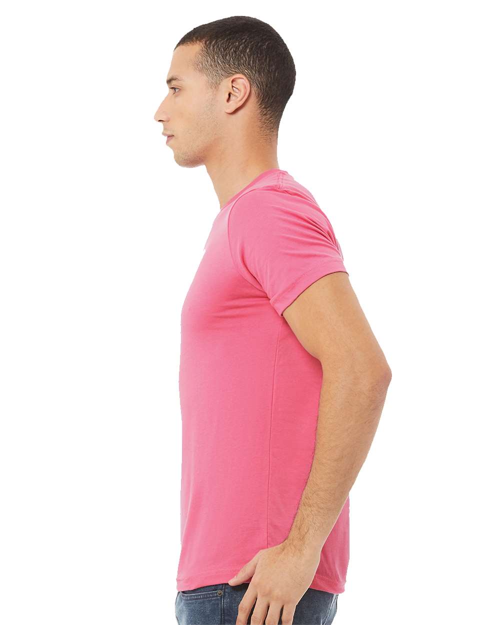 mdl Charity Pink Color BELLA + CANVAS Unisex Jersey Tee