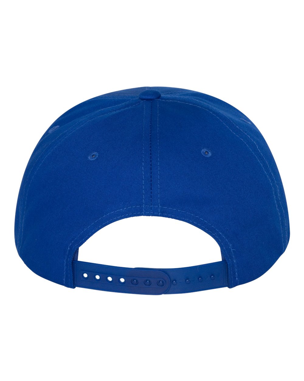 Royal Blue Color Flat Bill Cap Back View