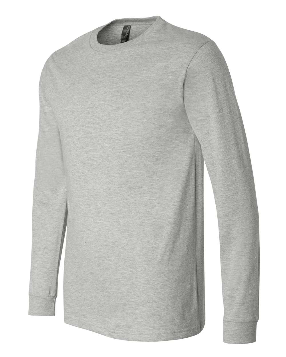 BELLA + CANVAS Unisex Heather CVC Long Sleeve Tee 3501CVC #color_Athletic Heather