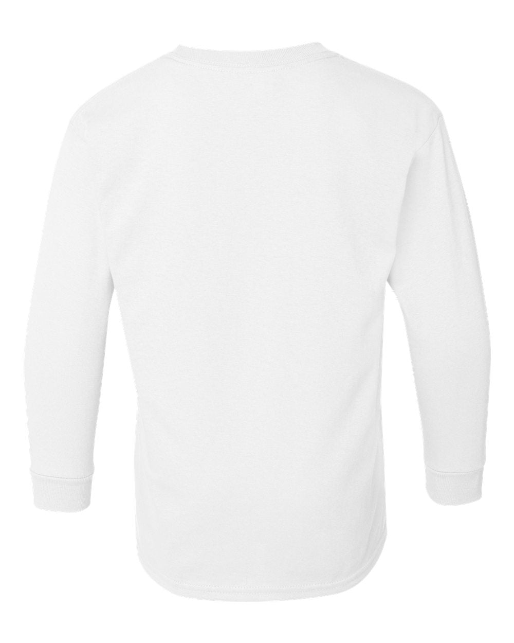 Gildan Heavy Cotton™ Youth Long Sleeve T-Shirt 5400B #color_White