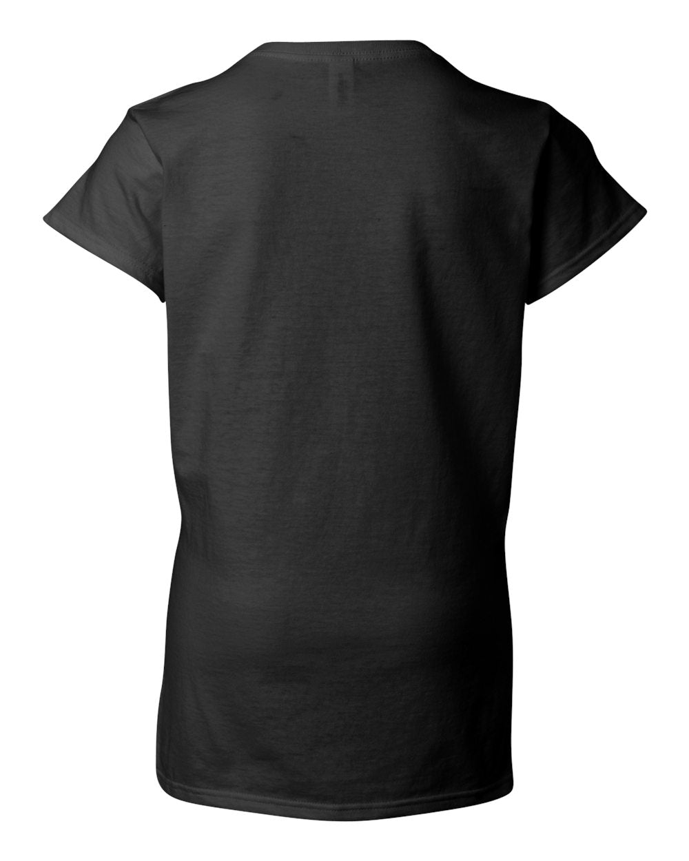 Gildan Softstyle® Women’s V-Neck T-Shirt 64V00L #color_Black