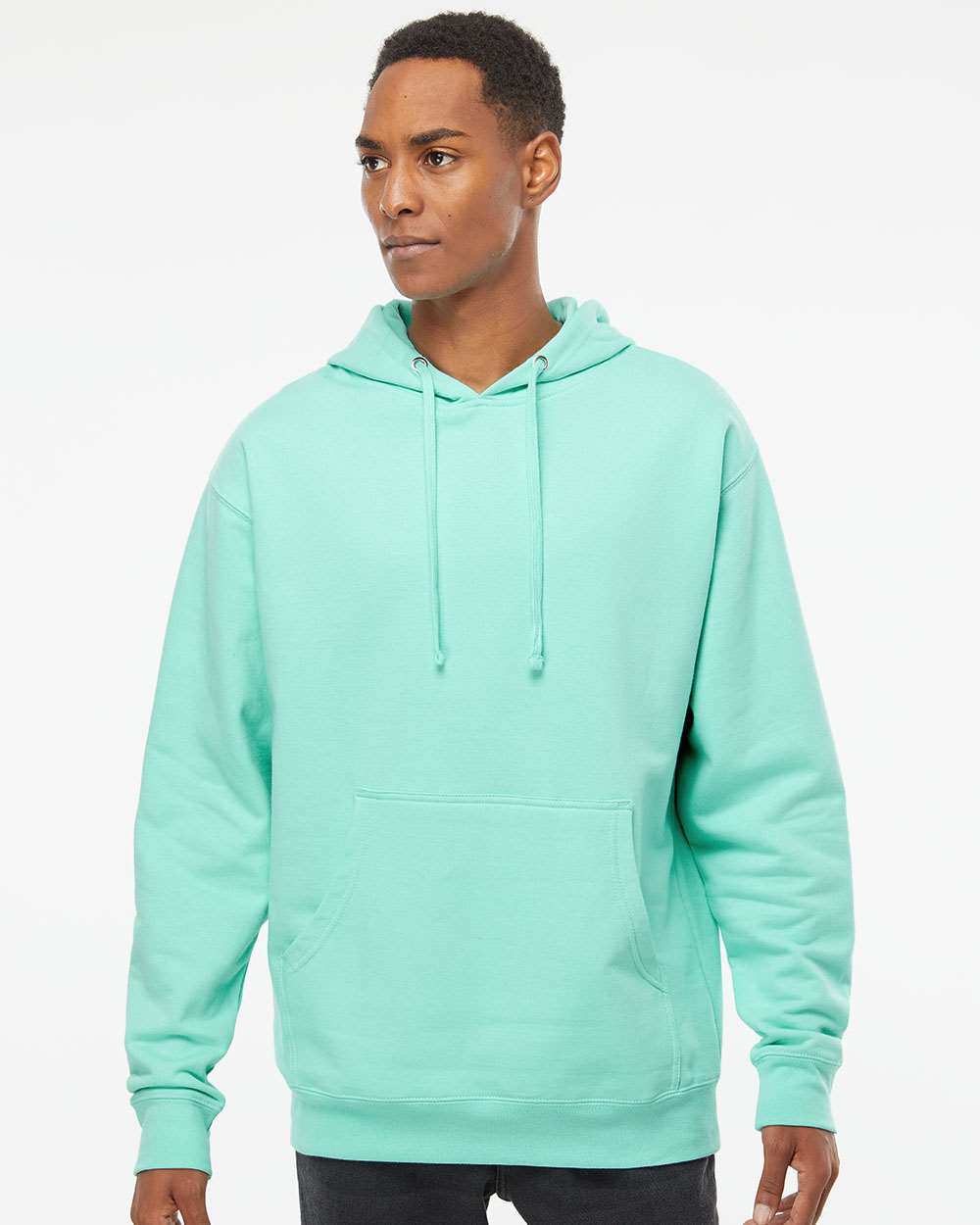 Independent Trading Co. Midweight Hooded Sweatshirt SS4500 #colormdl_Mint