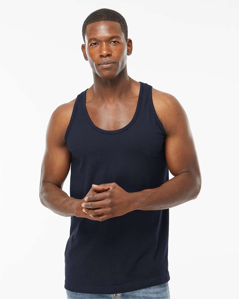 M&O Tank Top 4505 #colormdl_Fine Navy