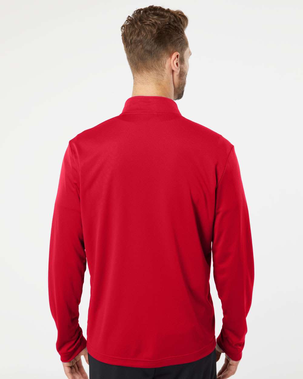Adidas A401 Lightweight Quarter-Zip Pullover #colormdl_Power Red