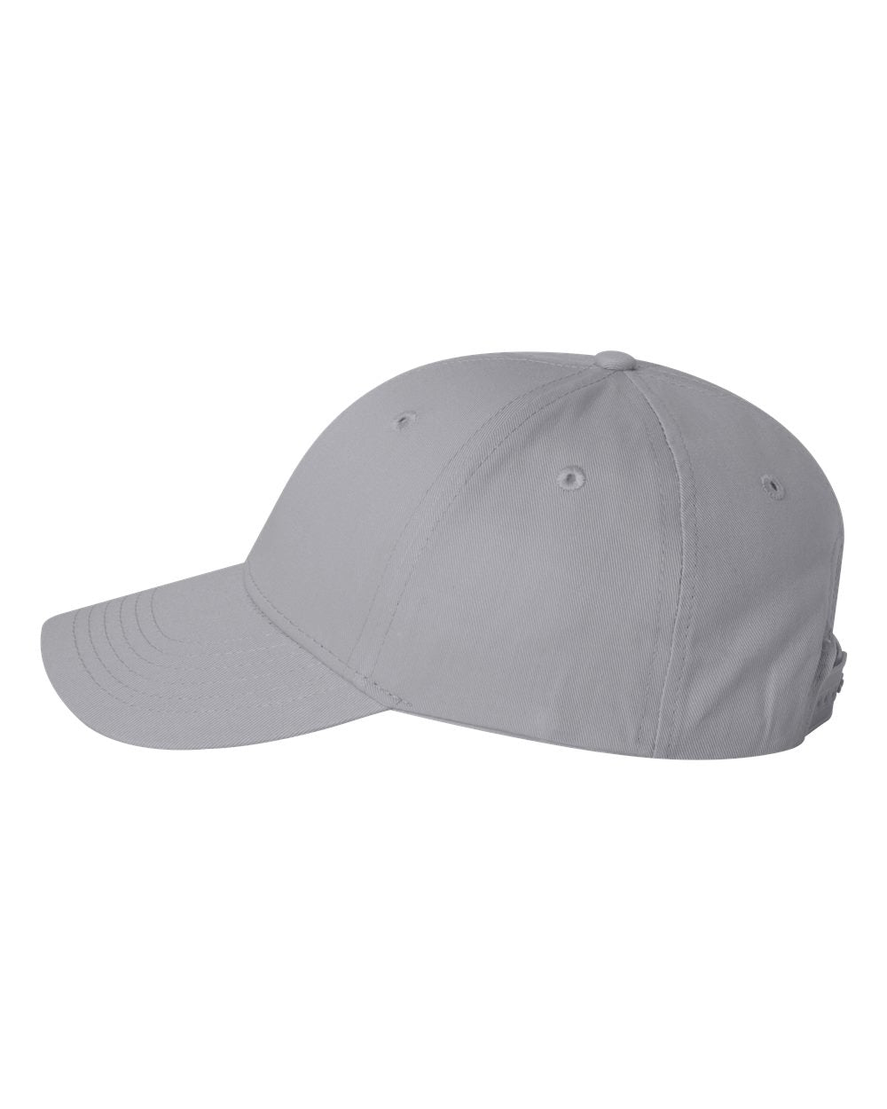 Grey Color Valucap Lightweight Twill Cap