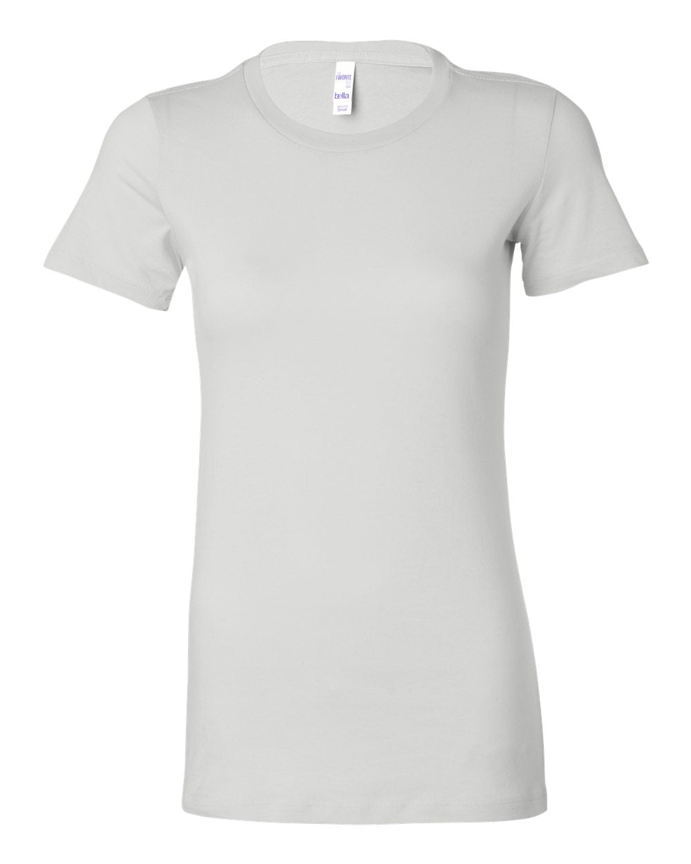 White Color Women's Slim Fit Tee