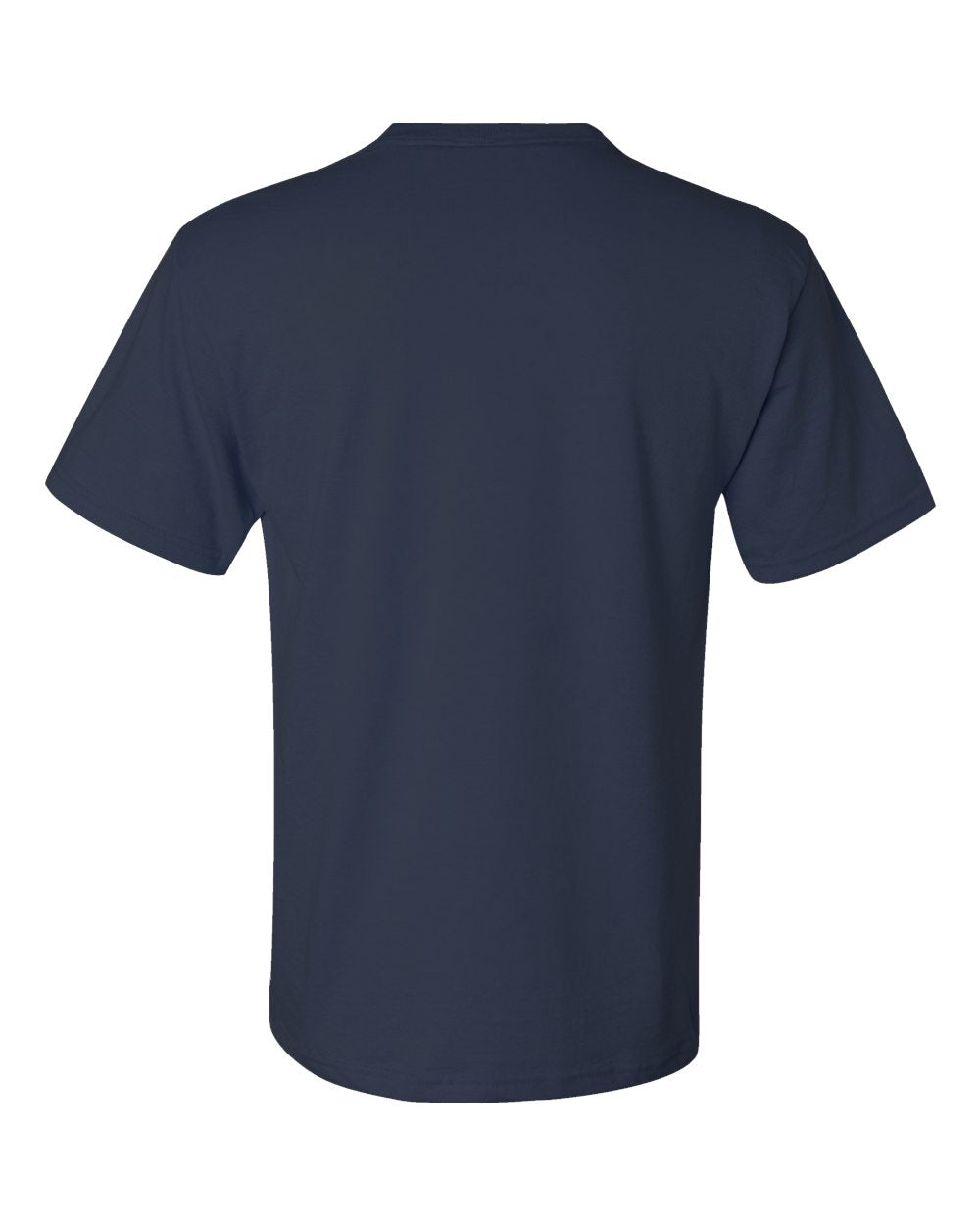 JERZEES Dri-Power® 50/50 T-Shirt with a Pocket 29MPR #color_J. Navy