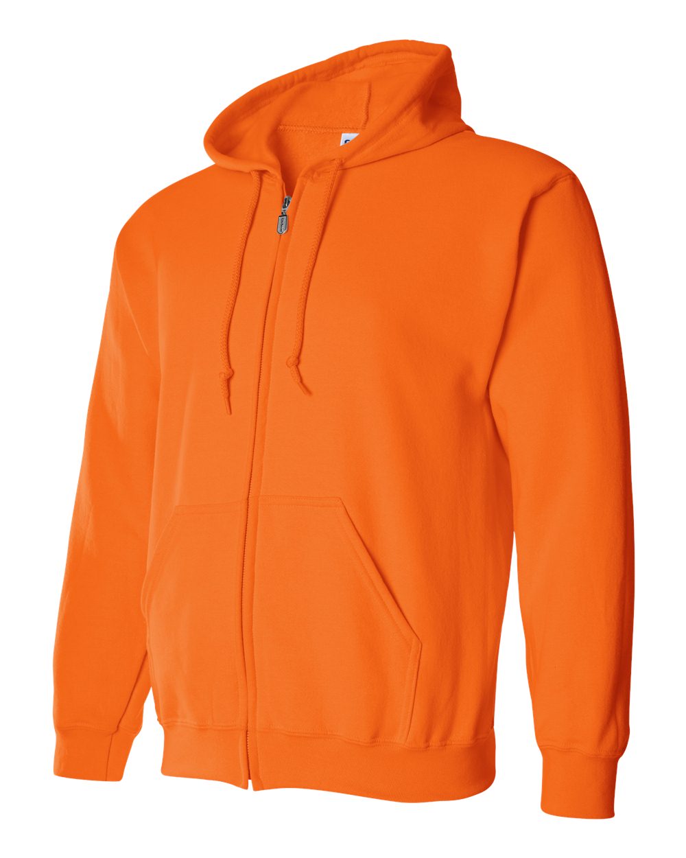 Gildan Heavy Blend™ Full-Zip Hooded Sweatshirt 18600 #color_Safety Orange