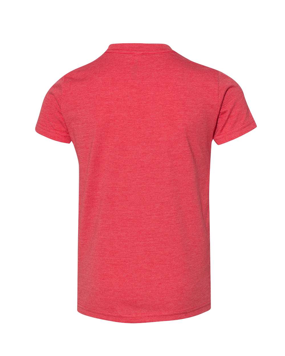 BELLA + CANVAS Youth CVC Unisex Jersey Tee 3001YCVC #color_Heather Red