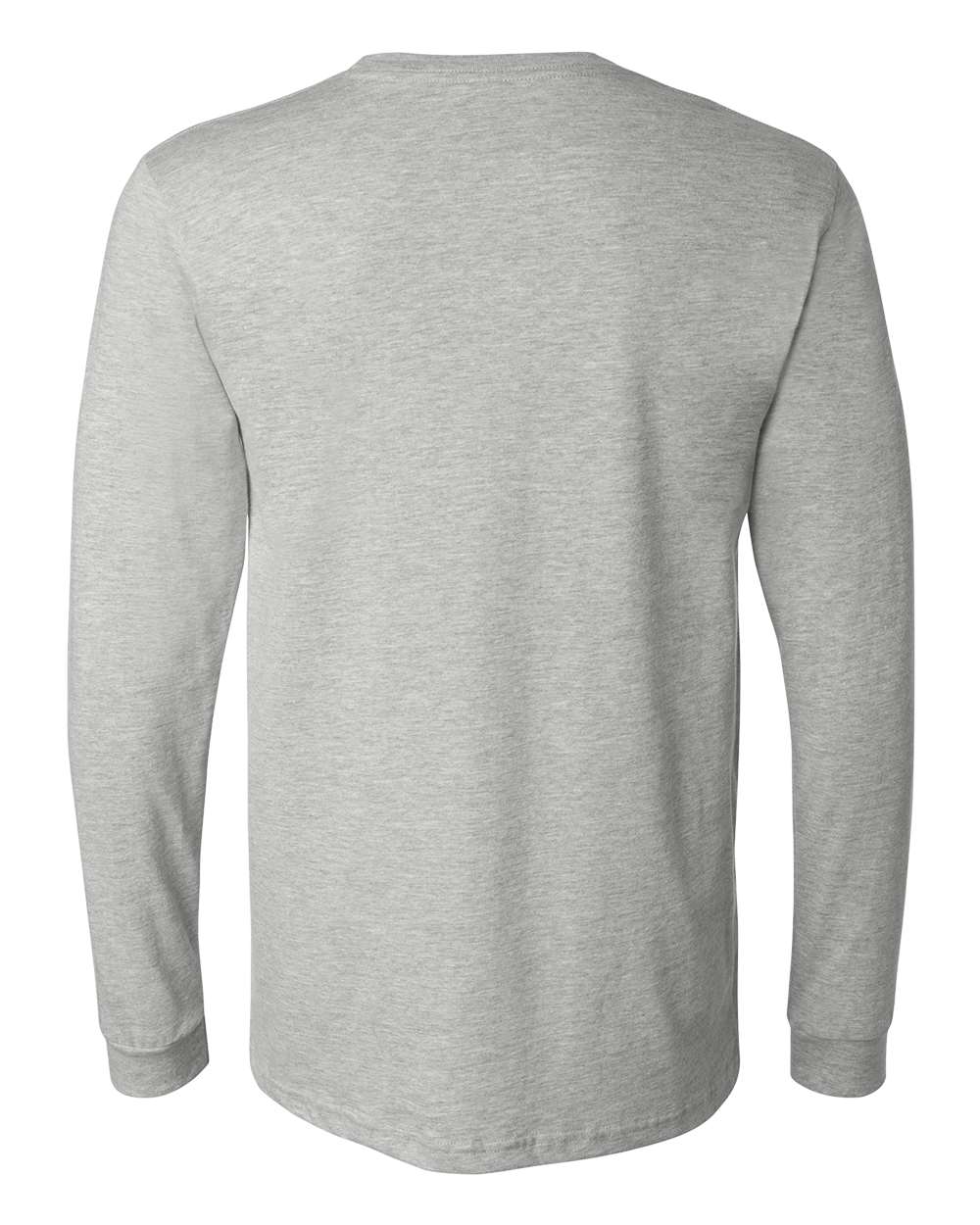BELLA + CANVAS Unisex Heather CVC Long Sleeve Tee 3501CVC #color_Athletic Heather