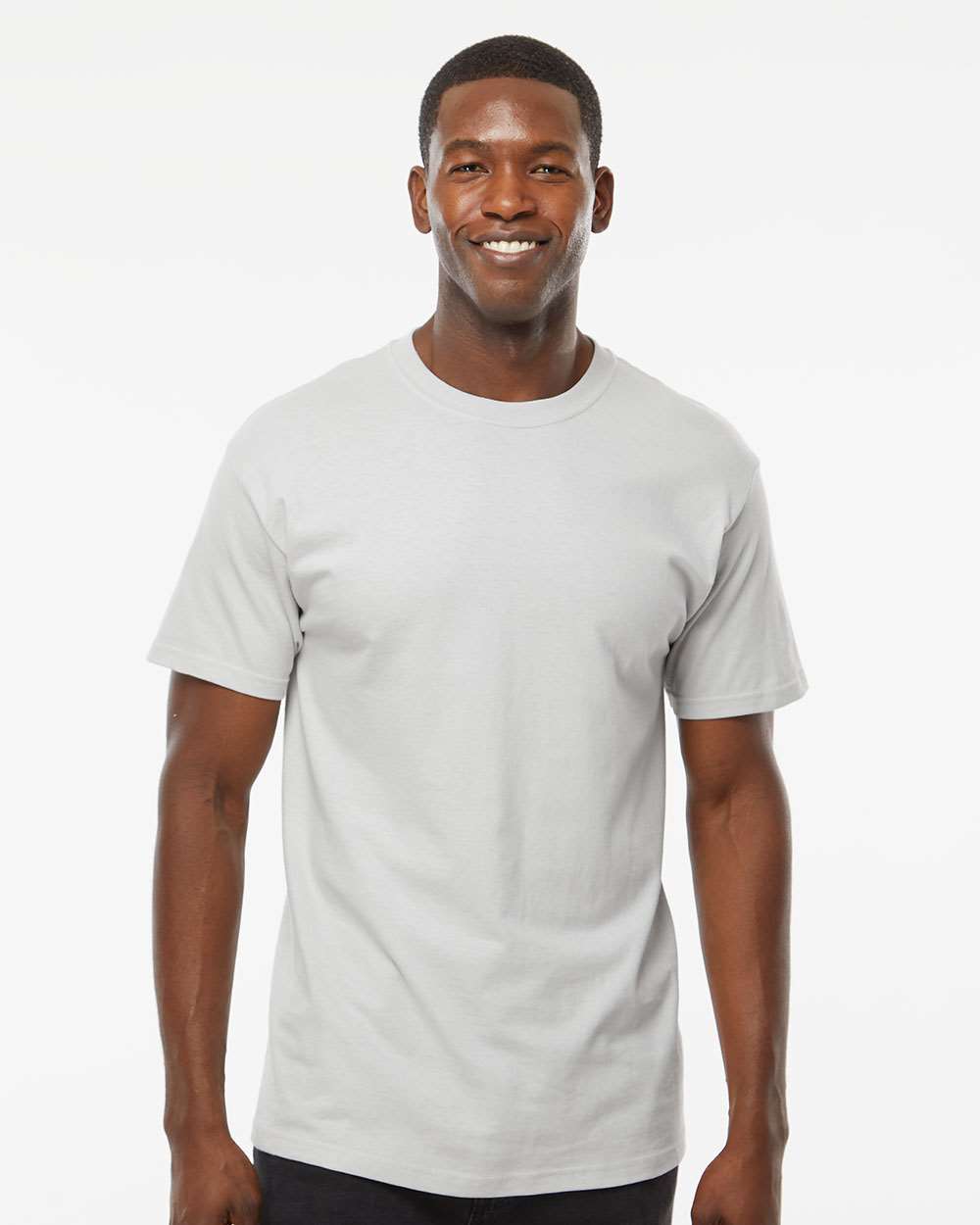M&O Gold Soft Touch T-Shirt 4800 #colormdl_Platinum