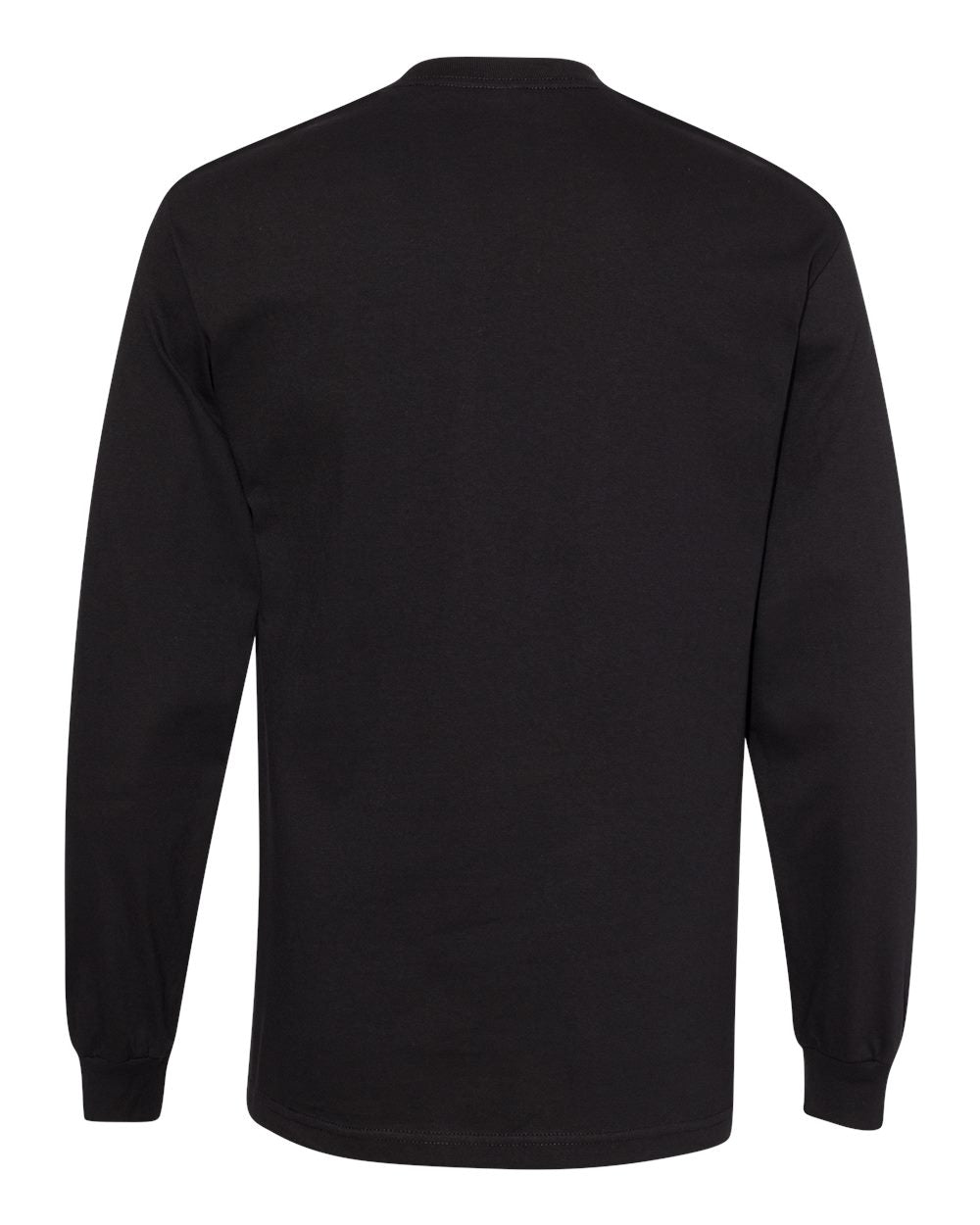 American Apparel  1304 Unisex Heavyweight Cotton Long Sleeve Tee #color_Black