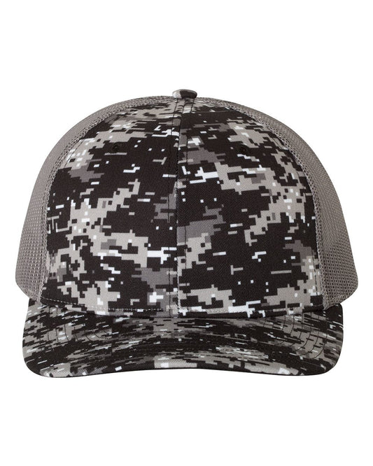 Richardson Patterned Snapback Trucker Cap 112P