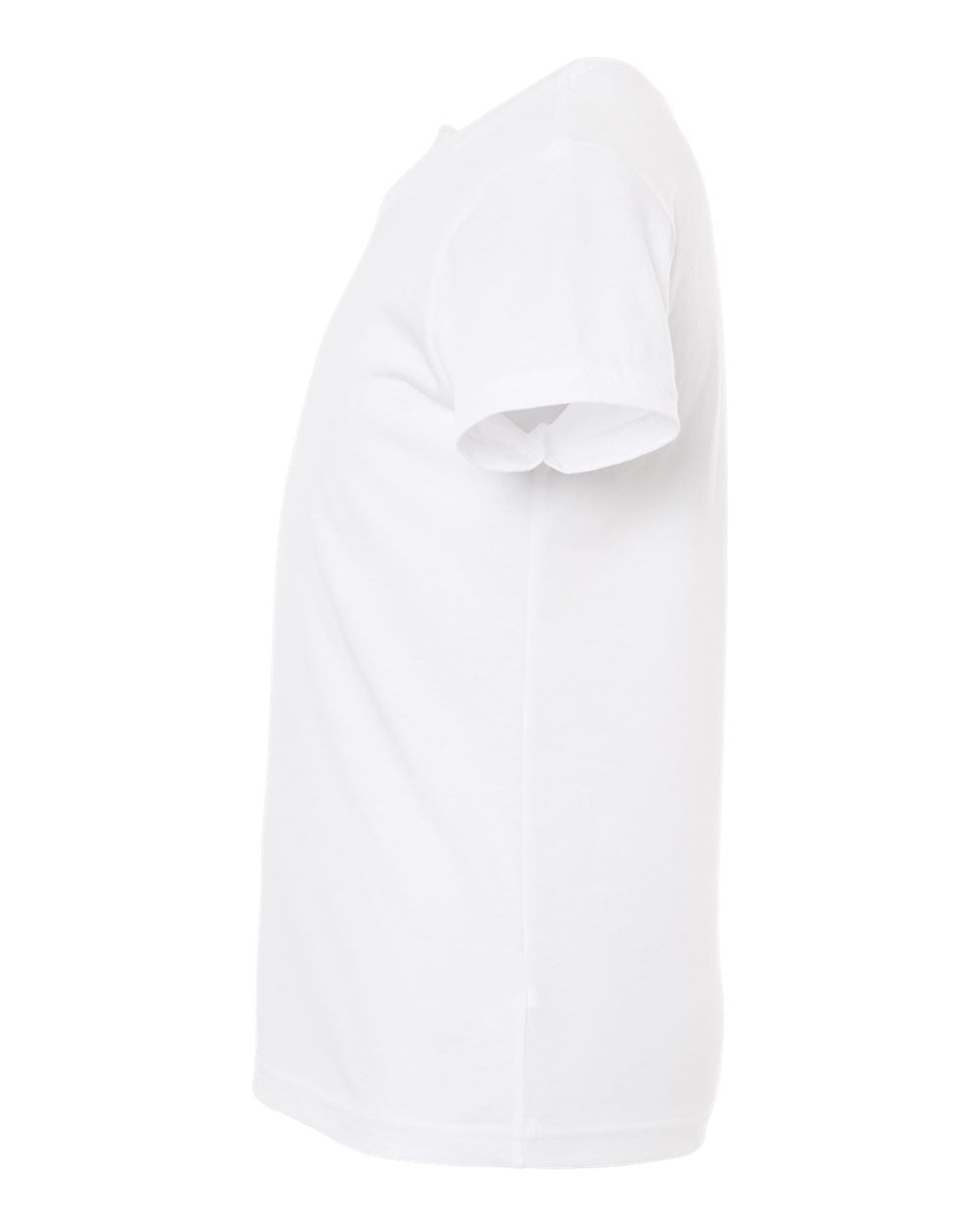 BELLA + CANVAS Youth CVC Unisex Jersey Tee 3001YCVC #color_Solid White Blend