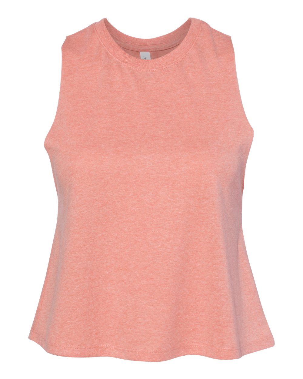 Heather Sunset Color Women's Racerback Crop Tank