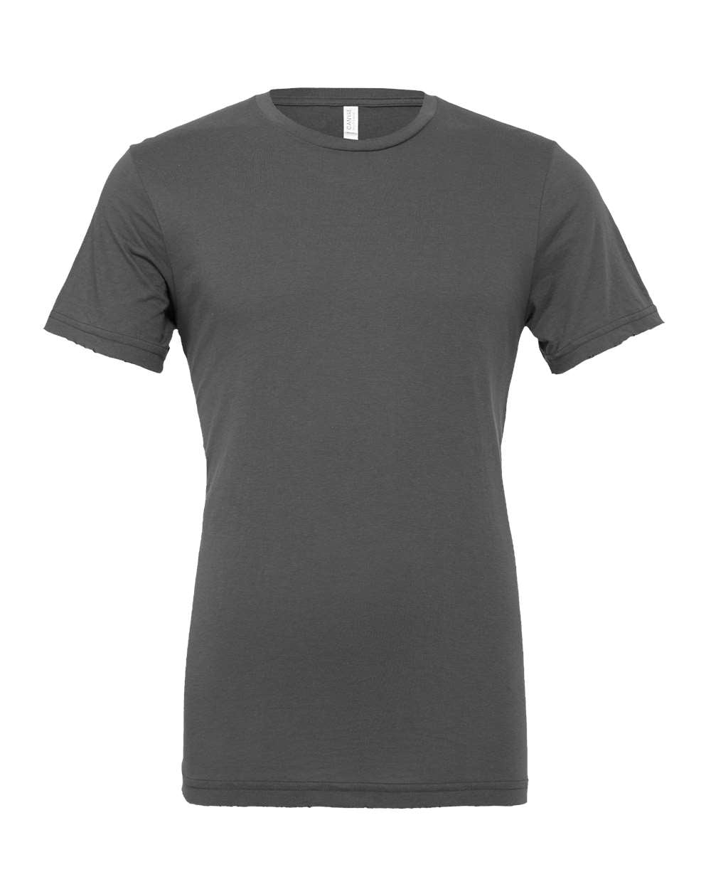 Asphalt Color BELLA + CANVAS Unisex Jersey Tee