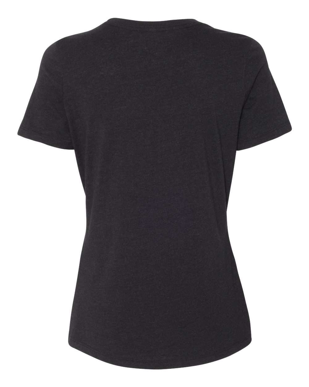 BELLA + CANVAS Women’s Relaxed Fit Heather CVC Tee 6400CVC Black Heather Color Women’s Relaxed Fit Heather CVC Tee