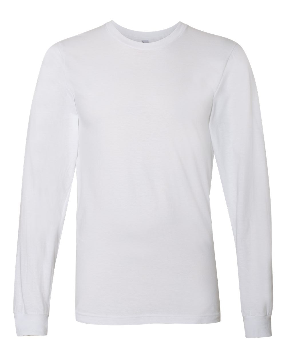 American Apparel 2007 Fine Jersey Long Sleeve Tee #color_White